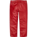 Leather 5-Pocket Jean view 6