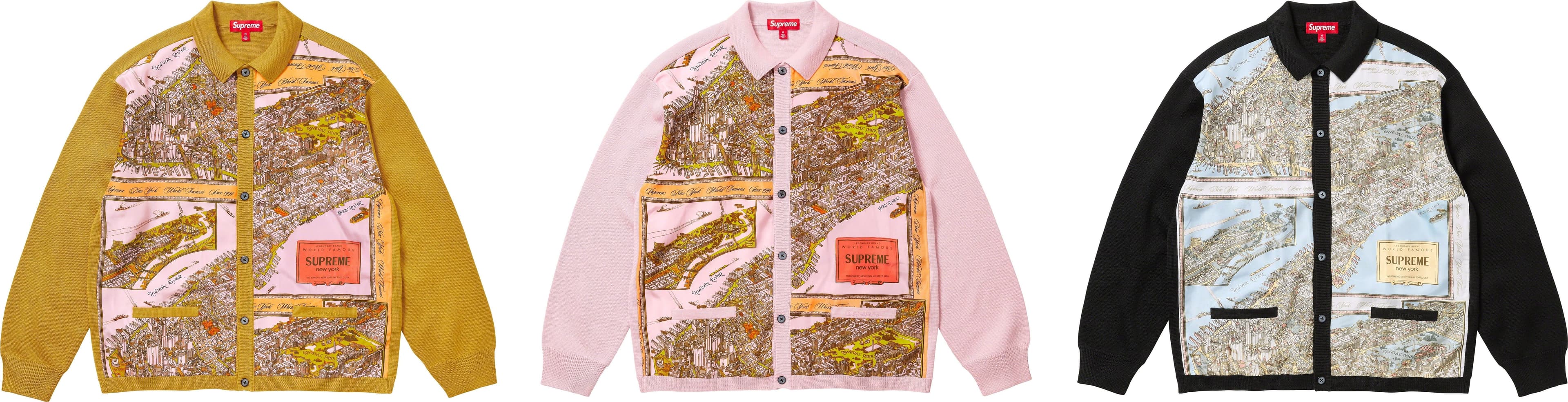 Silk Map Cardigan
