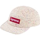 Denim Bouclé Camp Cap view 4