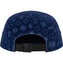 Flocked Denim Camp Cap view 3