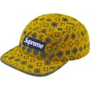 Flocked Denim Camp Cap view 4
