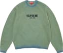 Flocked Logo Sweater view 3