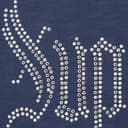 Rhinestone S/S Top view 7