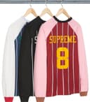 Stripe Raglan L/S Top view 1