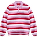 Stripe Zip L/S Polo view 5