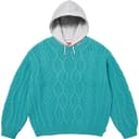 Cable Hooded Sweater view 6