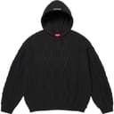 Cable Hooded Sweater view 10