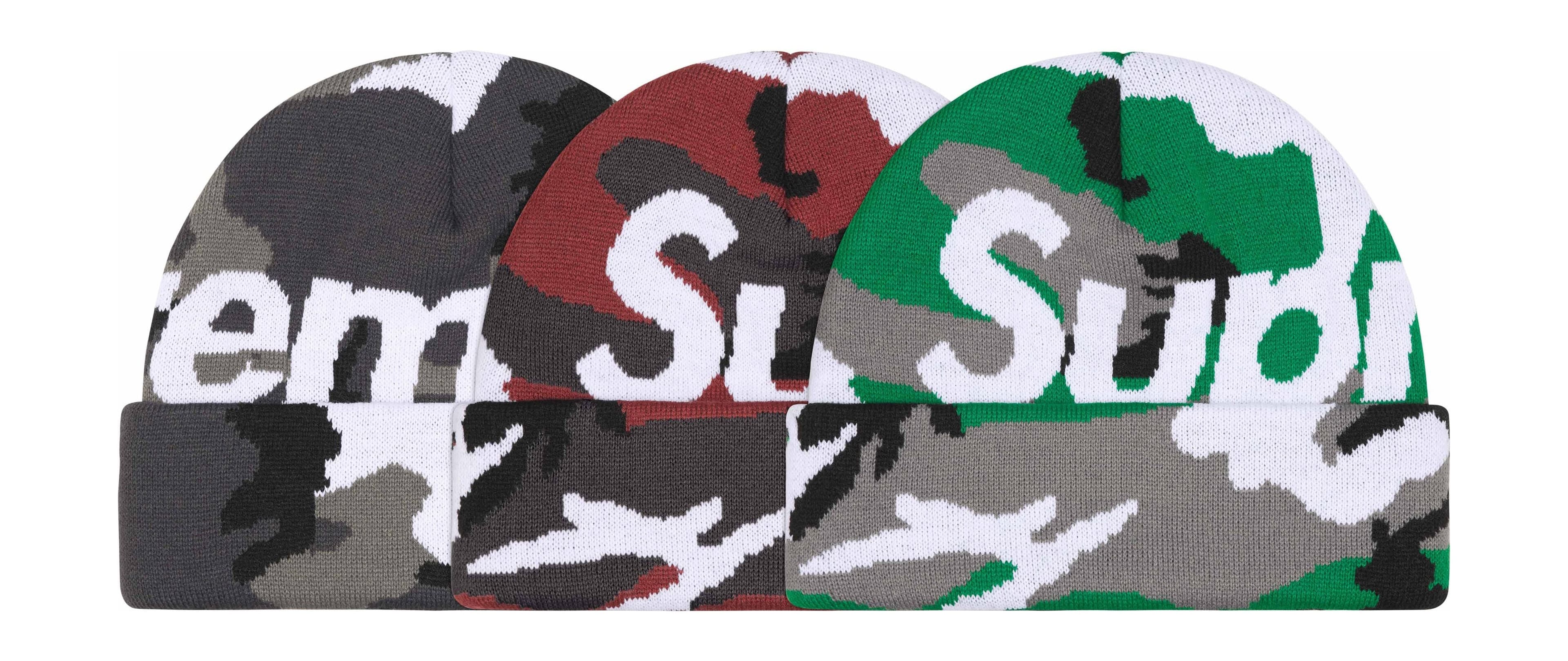 Camo Big Logo Beanie