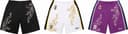 Floral Soccer Short view 1