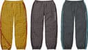 Plaid Warm Up Pant view 1
