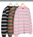 Stripe Pocket L/S Top view 1