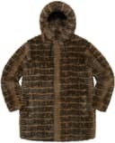 Faux Fur Hooded Coat view 8