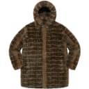 Faux Fur Hooded Coat view 10