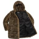 Faux Fur Hooded Coat view 11