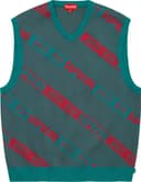Stripe Sweater Vest view 3