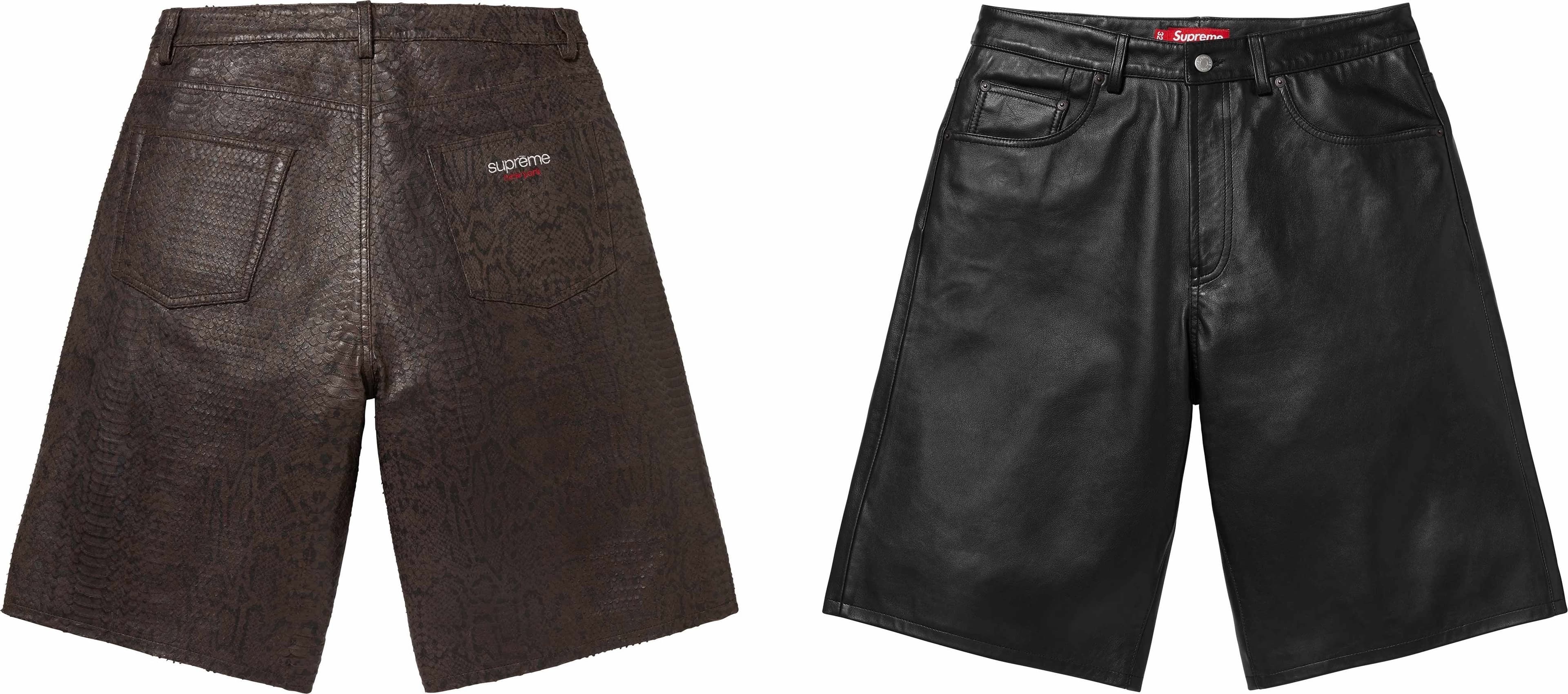 Baggy Leather Short
