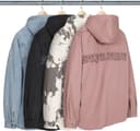 Hooded Denim Shirt view 1