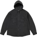 Hooded Denim Shirt view 2