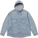 Hooded Denim Shirt view 13