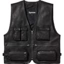 Leather Cargo Vest view 2