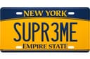 License Plate view 1