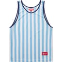 Stripe Mesh Tank Top view 3