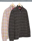 Bouclé Zip Up Shirt view 1