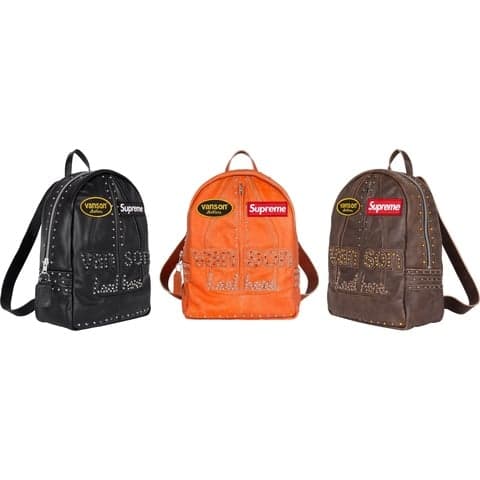 Supreme®/Vanson Leathers®/b.b. Simon Backpack