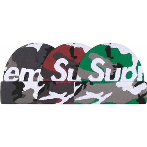 Camo Big Logo Beanie