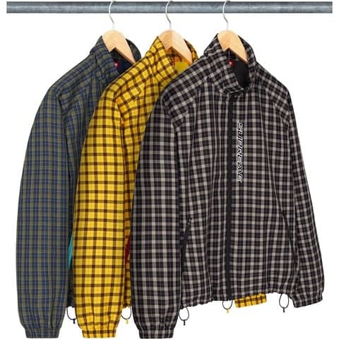 Plaid Track Jacket