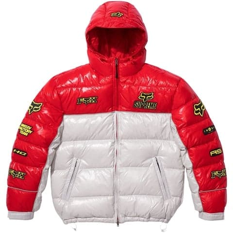 Supreme®/Fox Racing® Shiny Down Puffer Jacket