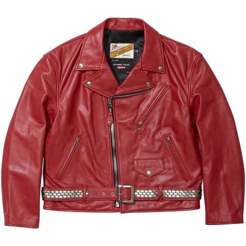 Supreme®/Number (N)ine®/Schott® Perfecto Leather Jacket