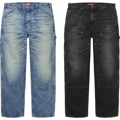 Worn Double Knee Denim Painter Jean