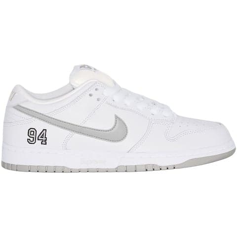 Supreme®/Nike SB Dunk Low White