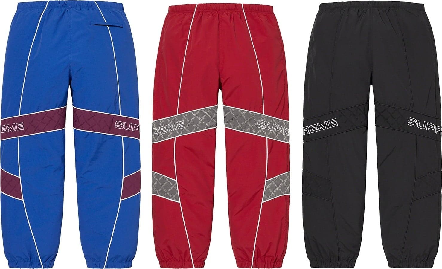 Jacquard Panel Track Pant