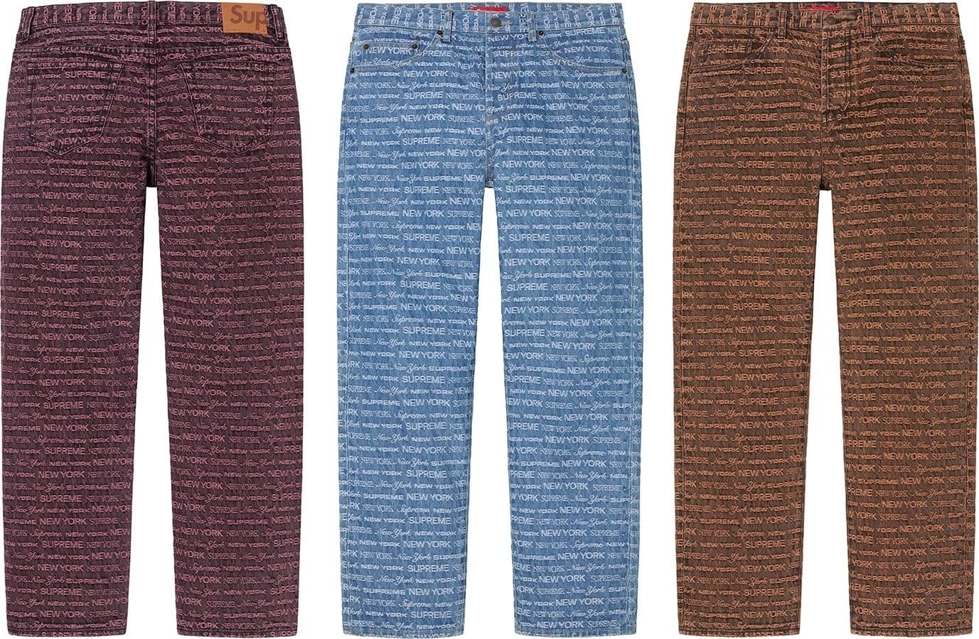Multi Type Jacquard Regular Jean