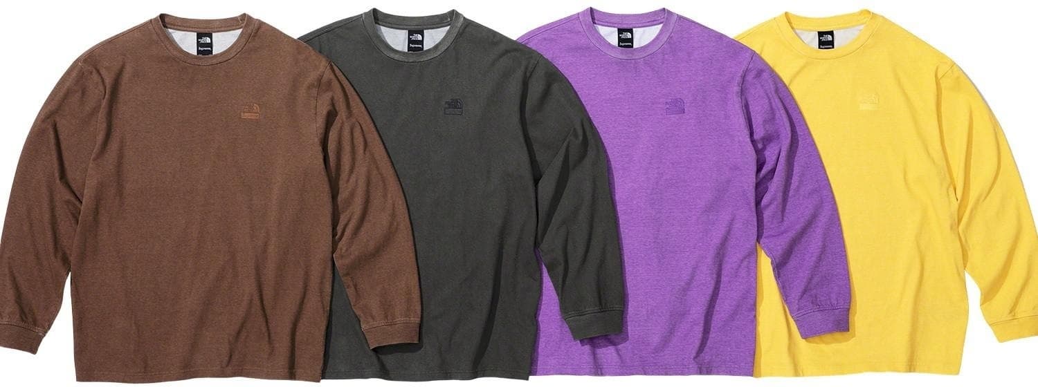 Supreme®/The North Face® Pigment Printed L/S Top
