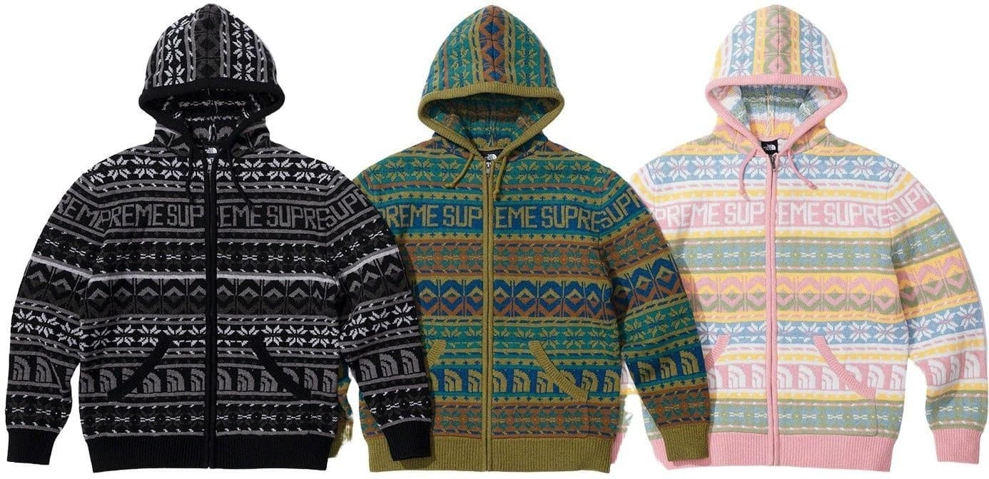 Supreme®/The North Face® Zip Up Hooded Sweater