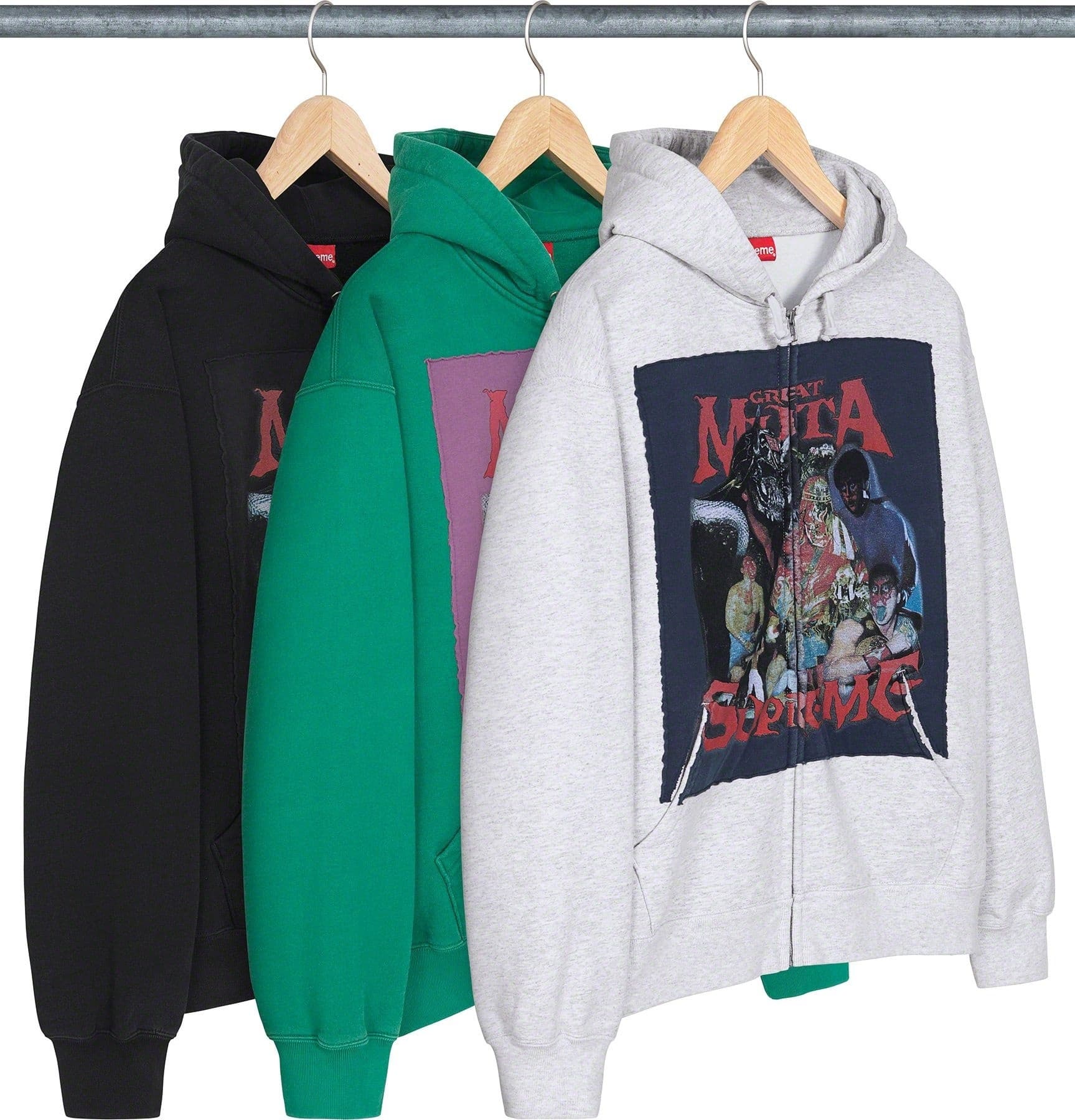Muta Zip Up Hooded Sweatshirt