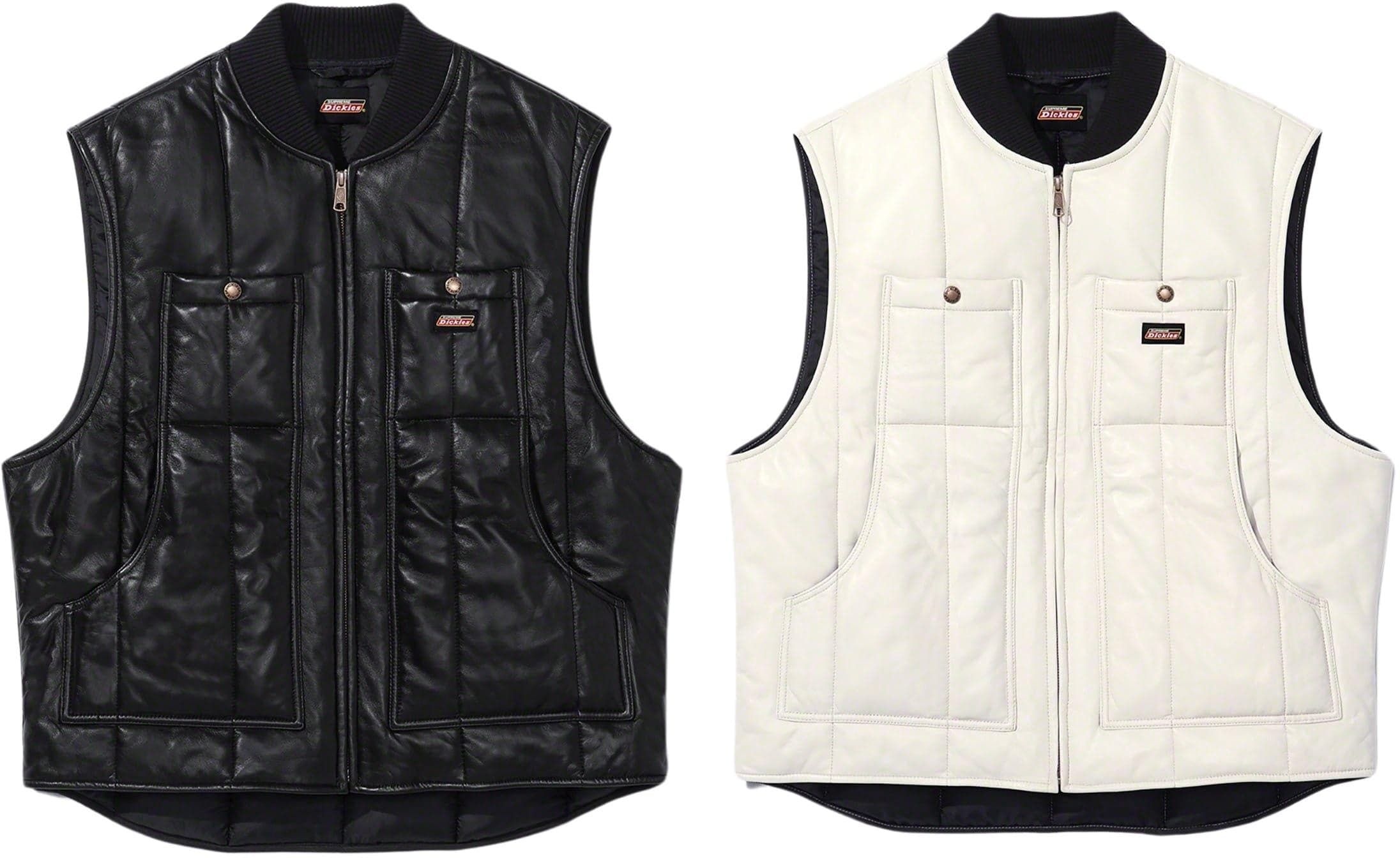 Supreme®/Dickies® Leather Work Vest