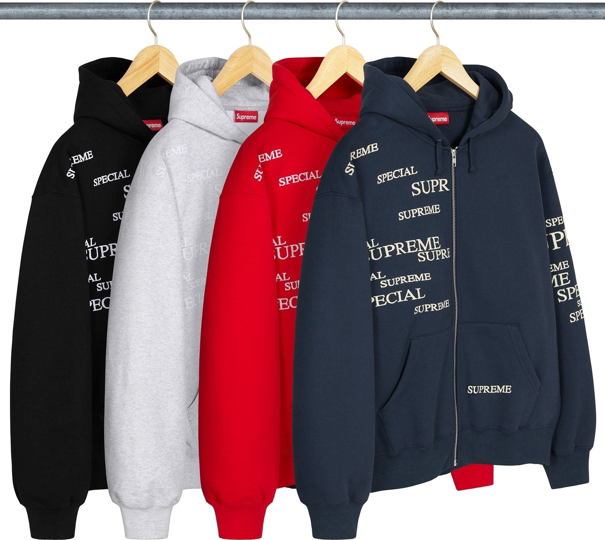 Special Zip Up Hooded Sweatshirt