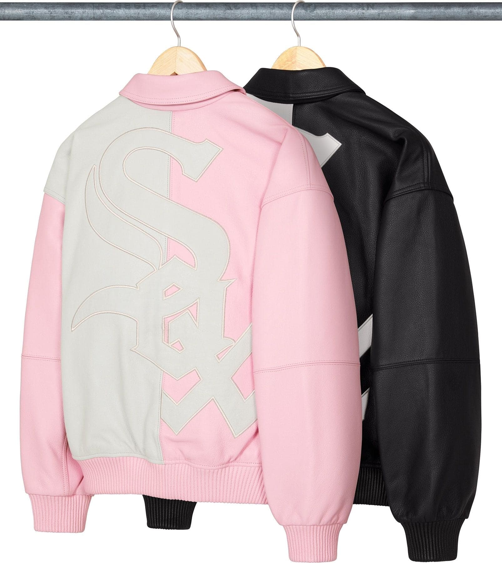 Supreme®/Chicago White Sox™ Leather Varsity Jacket