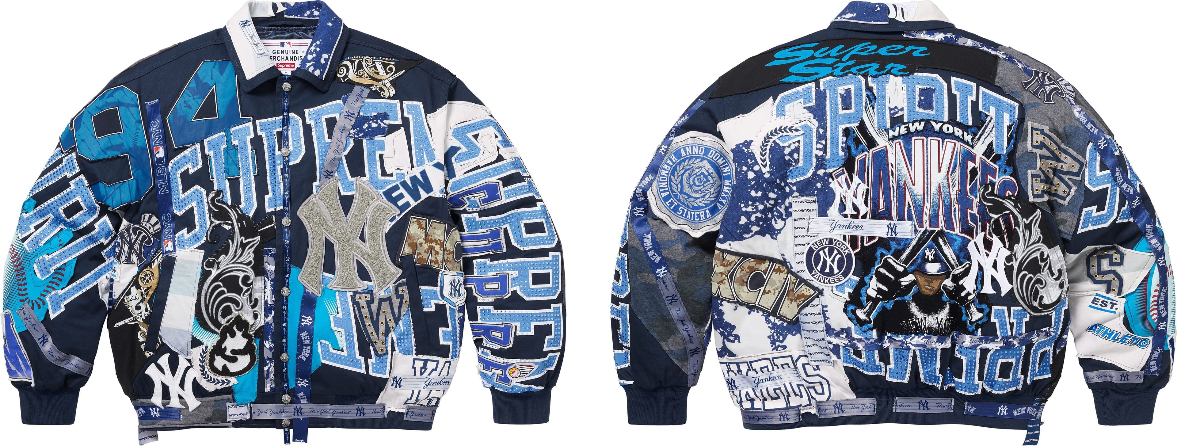 Supreme®/Jeff Hamilton New York Yankees™ Varsity Jacket