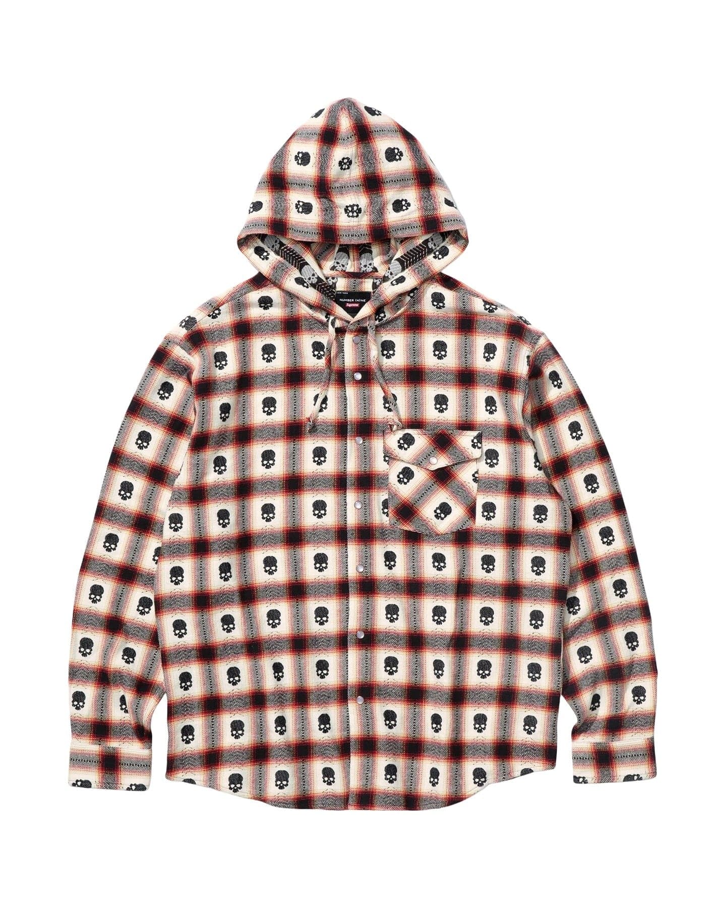 Supreme®/Number (N)ine® Hooded Flannel Shirt