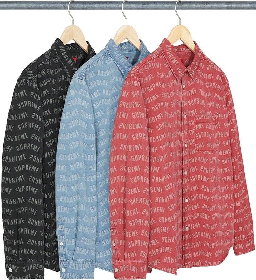Arc Jacquard Denim Shirt