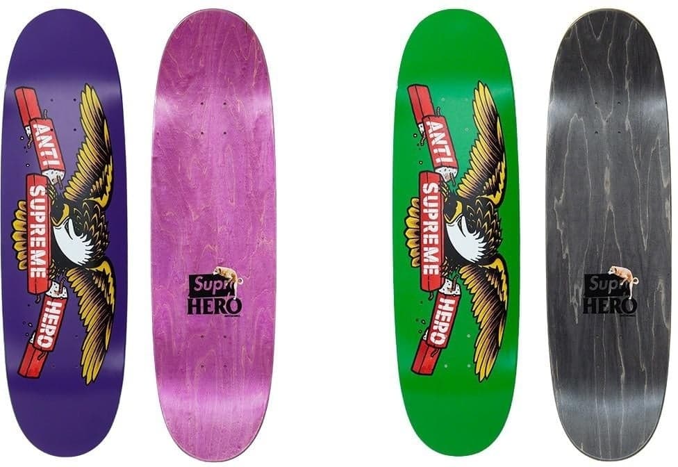 Supreme®/ANTIHERO® Curbs Skateboard