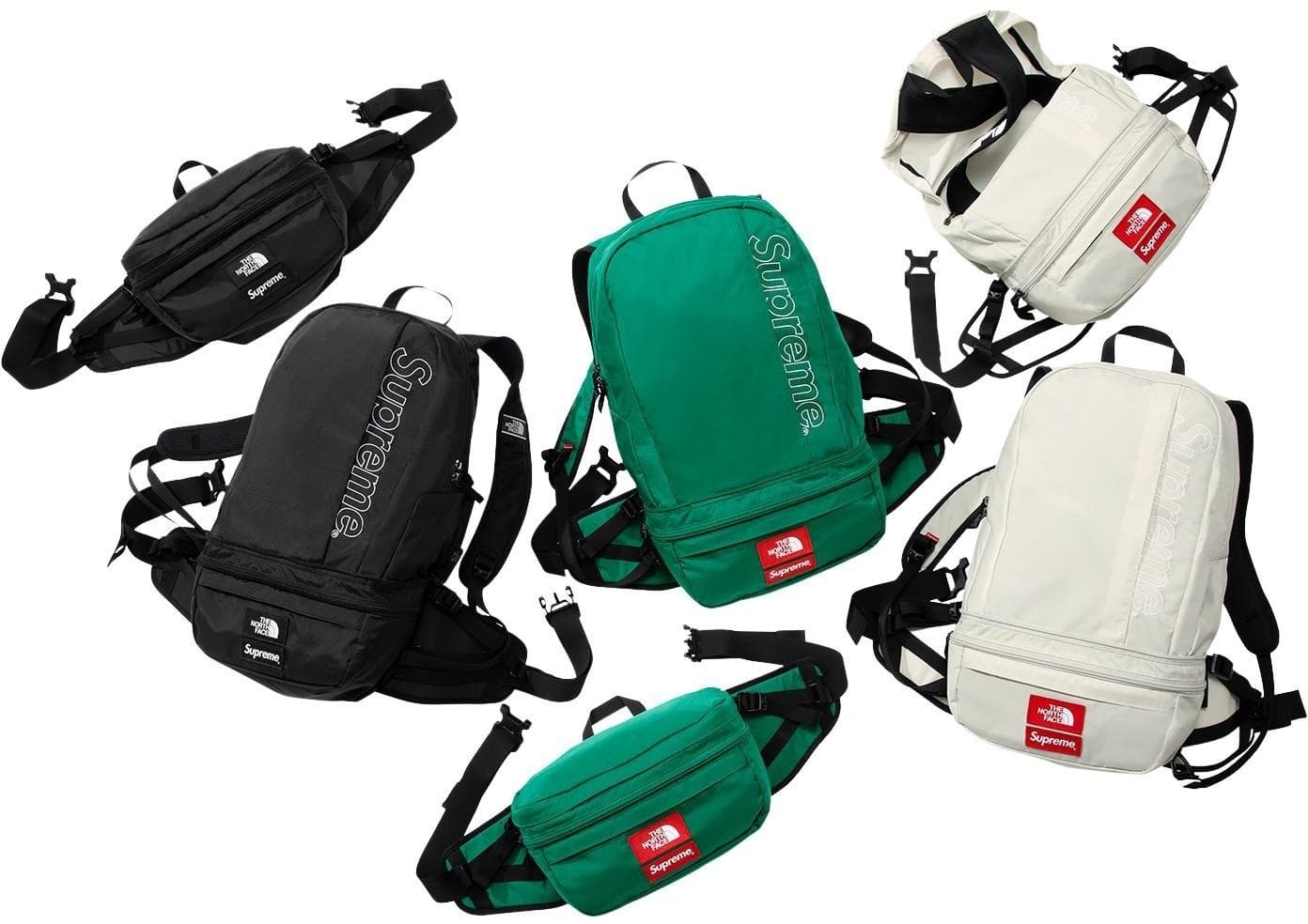 Supreme®/The North Face® Trekking Convertible Backpack + Waist Bag