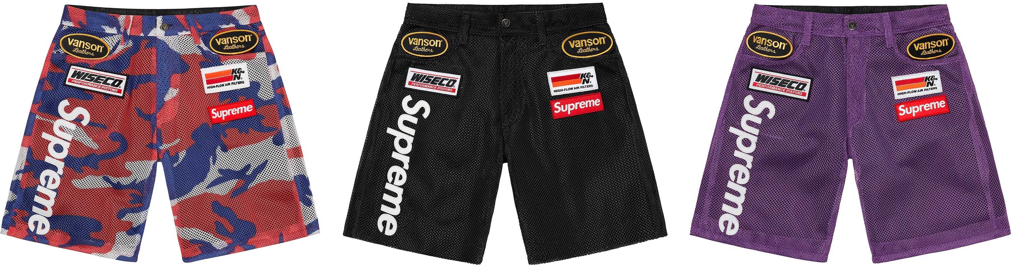 Supreme®/Vanson Leathers® Cordura® Mesh Short