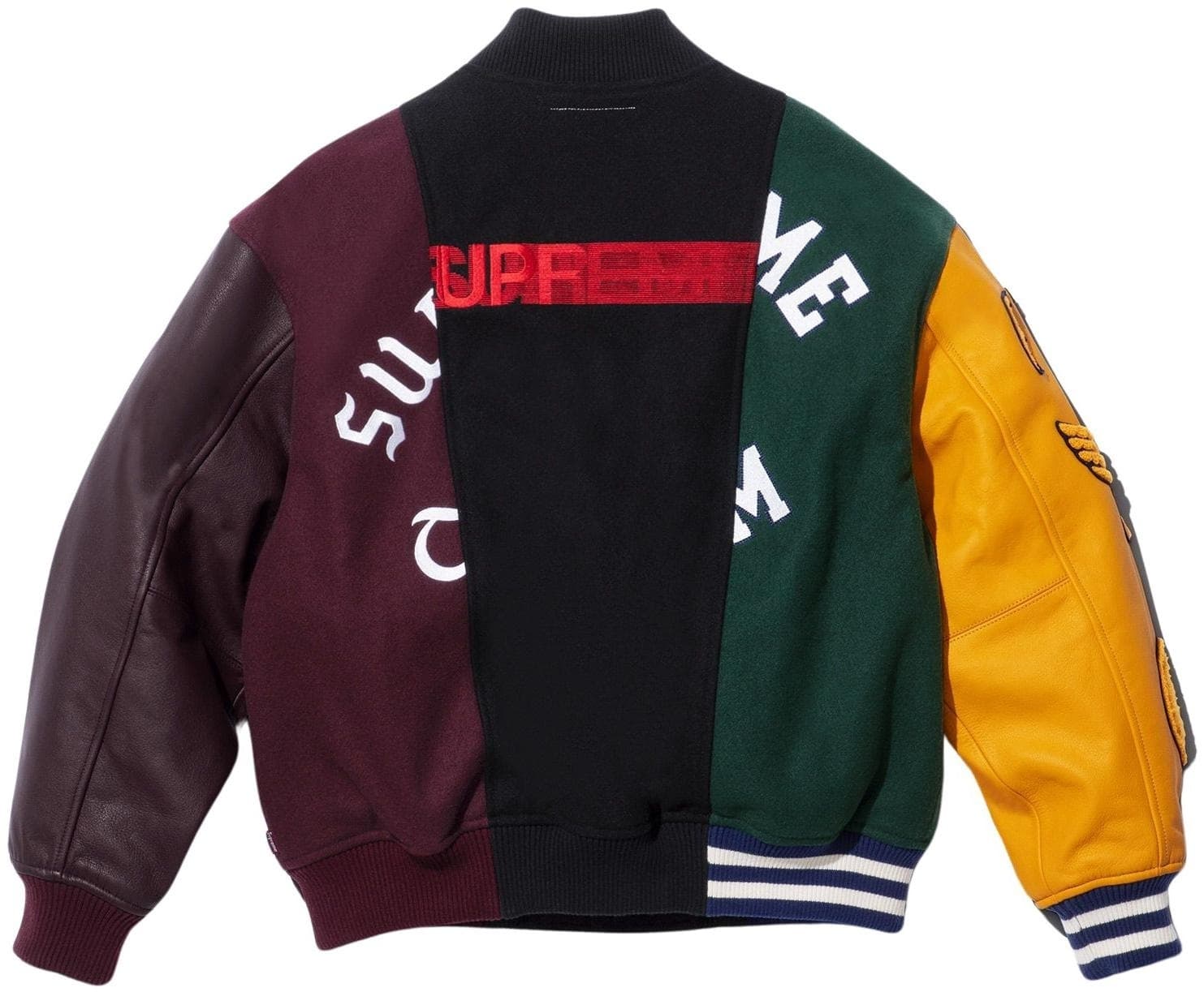 Supreme®/MM6 Maison Margiela Split Varsity Jacket