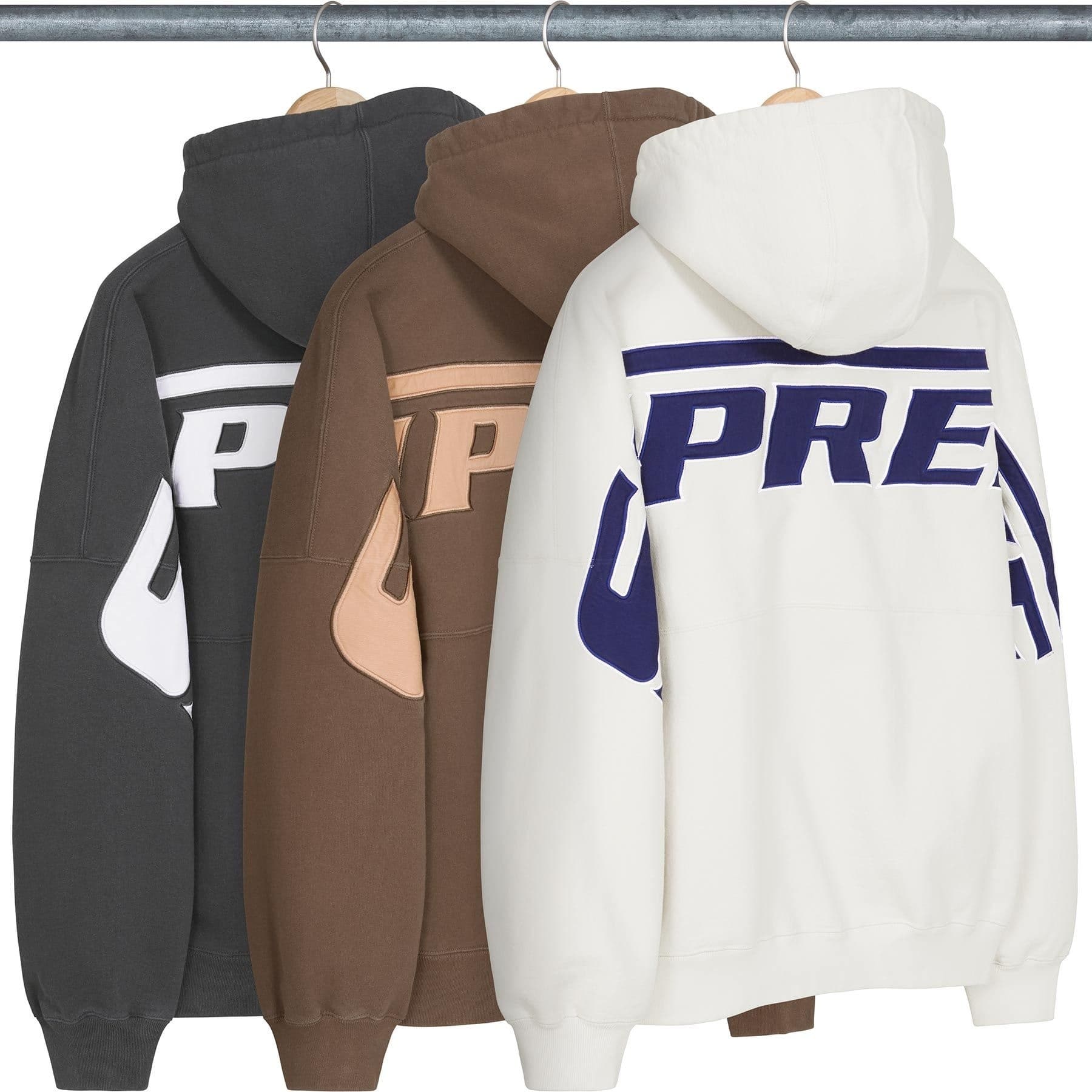 Wrapped Half Zip Hooded Sweatshirt